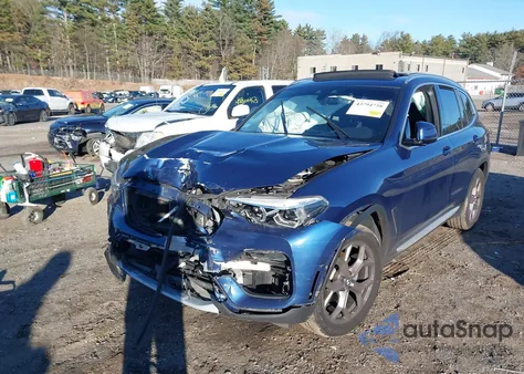 2021 BMW X3 xDrive30I из США, поврежденный, VIN 5UXTY5C04M9F93668